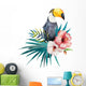 tropical jungle toucan Wall Decal