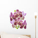 Purple Orchid White Wall Decal