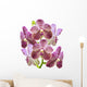 Purple Orchid White Wall Decal