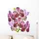 Purple Orchid White Wall Decal