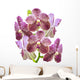 Purple Orchid White Wall Decal