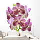 Purple Orchid White Wall Decal