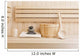 relax in sauna, zen stones and spa Wall Decal