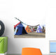 medieval military camp Wall Decal