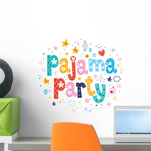 pajama party Wall Decal