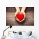 Red heart Wall Decal