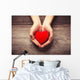 Red heart Wall Decal