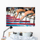 men start swimming race Wall Decal