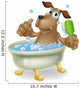 Dog Bubble Bath Cartoon Wall Decal
