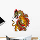 Dragon and Tiger Wall Decal
