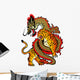 Dragon and Tiger Wall Decal