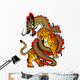 Dragon and Tiger Wall Decal