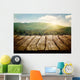 Old wooden table Wall Decal