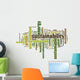 Sustainability word cloud concept. Vector illustration Wall Decal