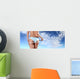 woman with tape meter on buttocks Wall Decal