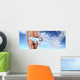 woman with tape meter on buttocks Wall Decal