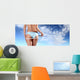 woman with tape meter on buttocks Wall Decal