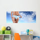 woman with tape meter on buttocks Wall Decal