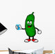 Pickle with Water Wall Decal