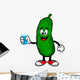 Pickle with Water Wall Decal