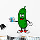 Pickle with Water Wall Decal