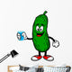 Pickle with Water Wall Decal