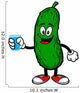 Pickle with Water Wall Decal