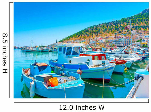 Traditional Fishing Boats Main Wall Decal