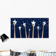 Group of hands reaching for the stars or success Wall Decal