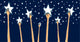 Group of hands reaching for the stars or success Wall Decal