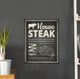 Steak house poster Wall Decal