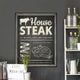 Steak house poster Wall Decal