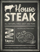 Steak house poster Wall Decal