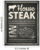 Steak house poster Wall Decal