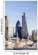 Beautiful london skyline Wall Decal