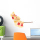 orange orchid branch Wall Decal