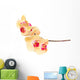 orange orchid branch Wall Decal