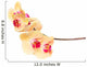 orange orchid branch Wall Decal