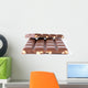 Chocolate with Nuts White Wall Decal