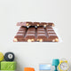 Chocolate with Nuts White Wall Decal