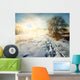 Winter in countryside Wall Decal