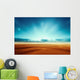 Dreamy fantasy alien mars desert like fantasy landscape Wall Decal