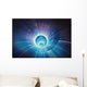 Colorful 3D speed tunnel warp concept Wall Decal