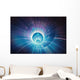 Colorful 3D speed tunnel warp concept Wall Decal
