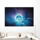 Colorful 3D speed tunnel warp concept Wall Decal