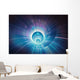 Colorful 3D speed tunnel warp concept Wall Decal