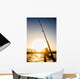 Sunrise Fishing Wall Decal