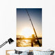 Sunrise Fishing Wall Decal