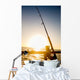 Sunrise Fishing Wall Decal