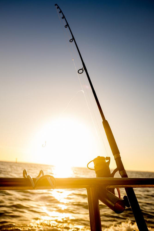 Sunrise Fishing Wall Decal